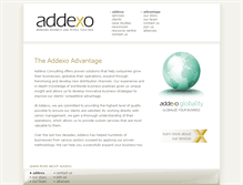 Tablet Screenshot of addexo.com